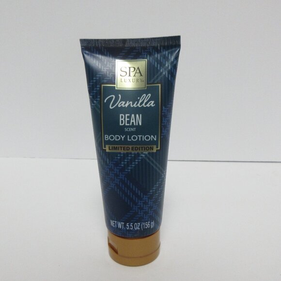 Spa Luxury Vanilla Bean Scent Body Lotion 5.5oz Limited Edition-NEW - Picture 1 of 3